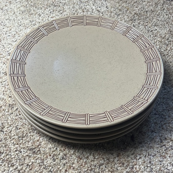 Set of 4 Pfaltzgraff‎ Matika Granite Dinner Plates - Picture 1 of 6